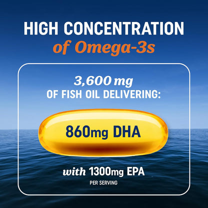 Triple Strength Omega 3 Fish Oil
