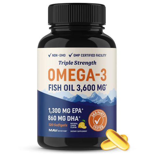Triple Strength Omega 3 Fish Oil